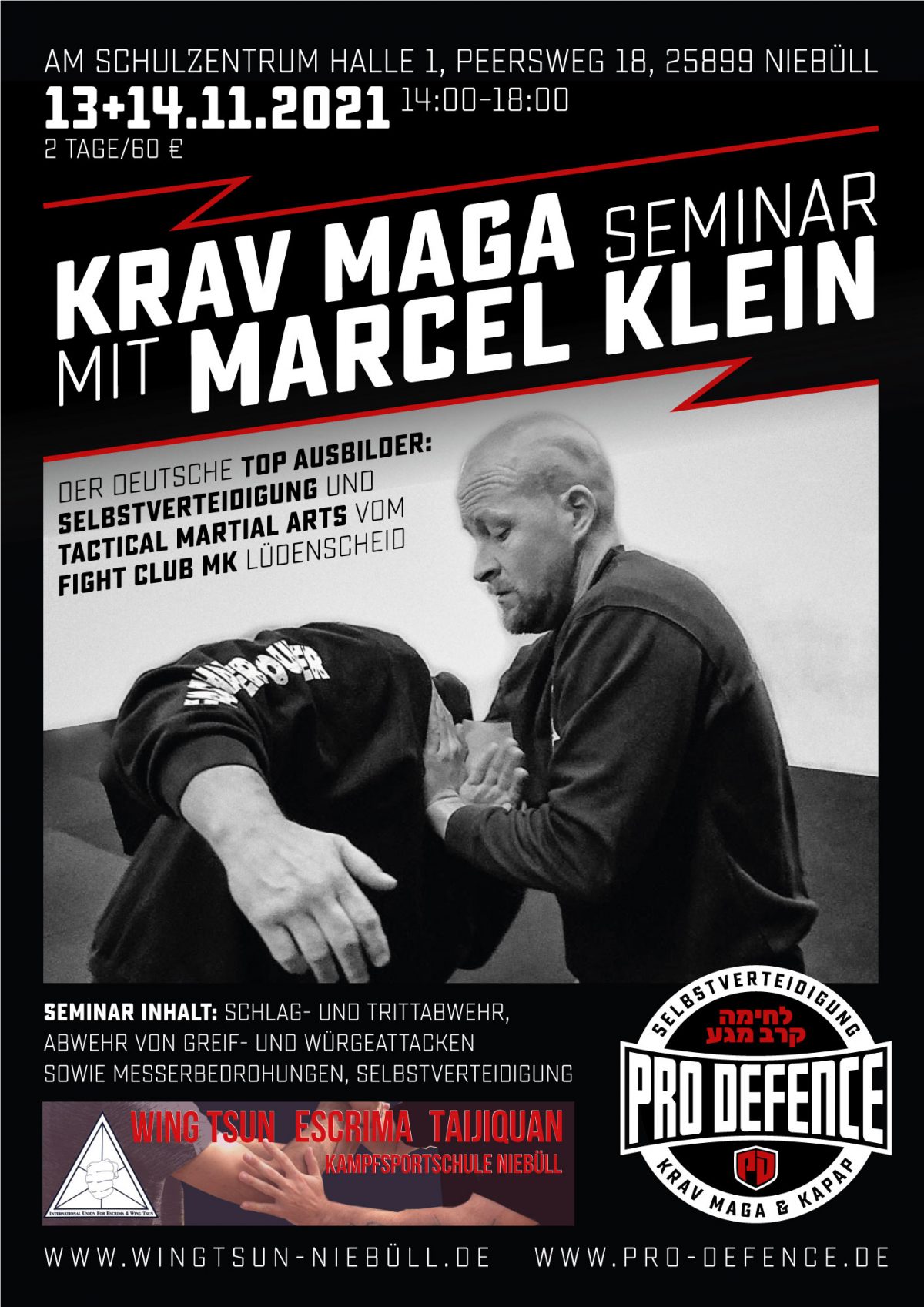 Krav Maga Seminar – 2 Tage mit Marcel Klein